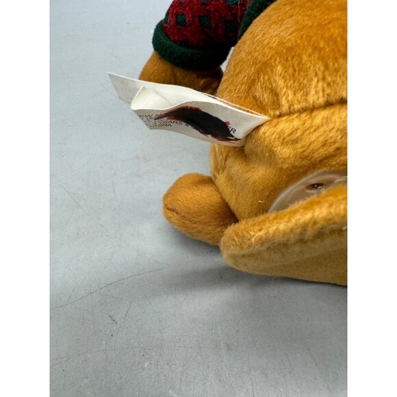 Christams T.L. Toys Plush Moose Toy With Festive Sweater & Scarf 11" Tall READ - Picture 7 of 7